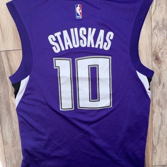 Adidas Basketball NBA Sacramento Kings #10 Nick Stauskas Jersey small 8125 - Picture 3 of 8